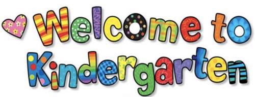 Welcome to Kindergarten  